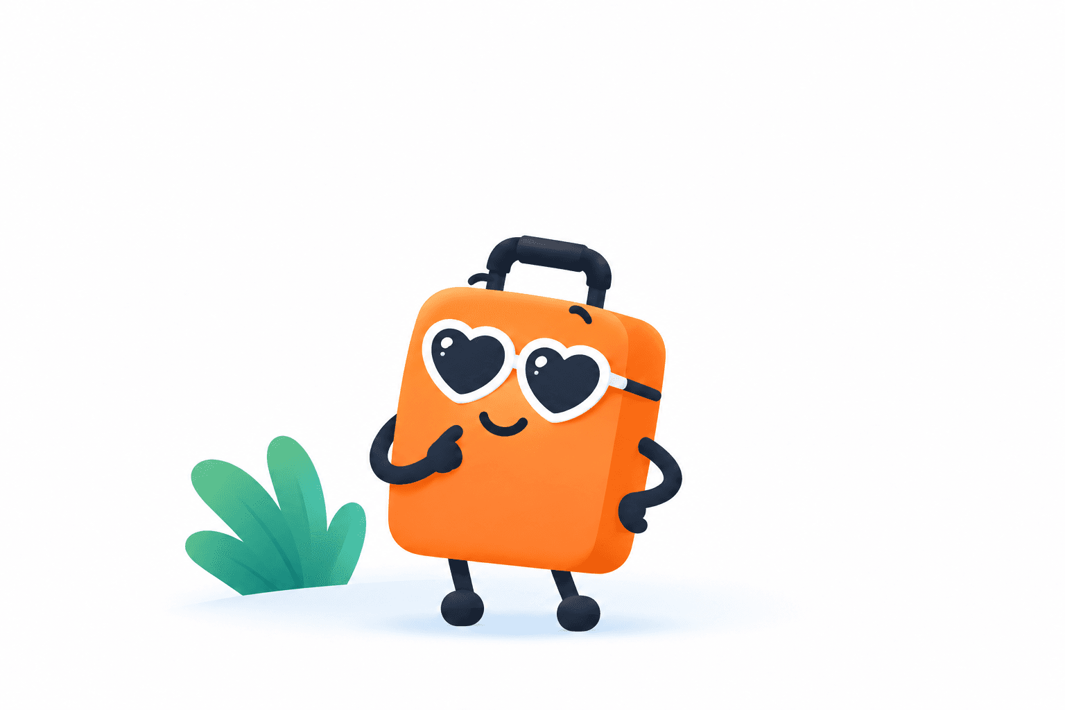 The GoGo Guide suitcase dreaming of its next adventure